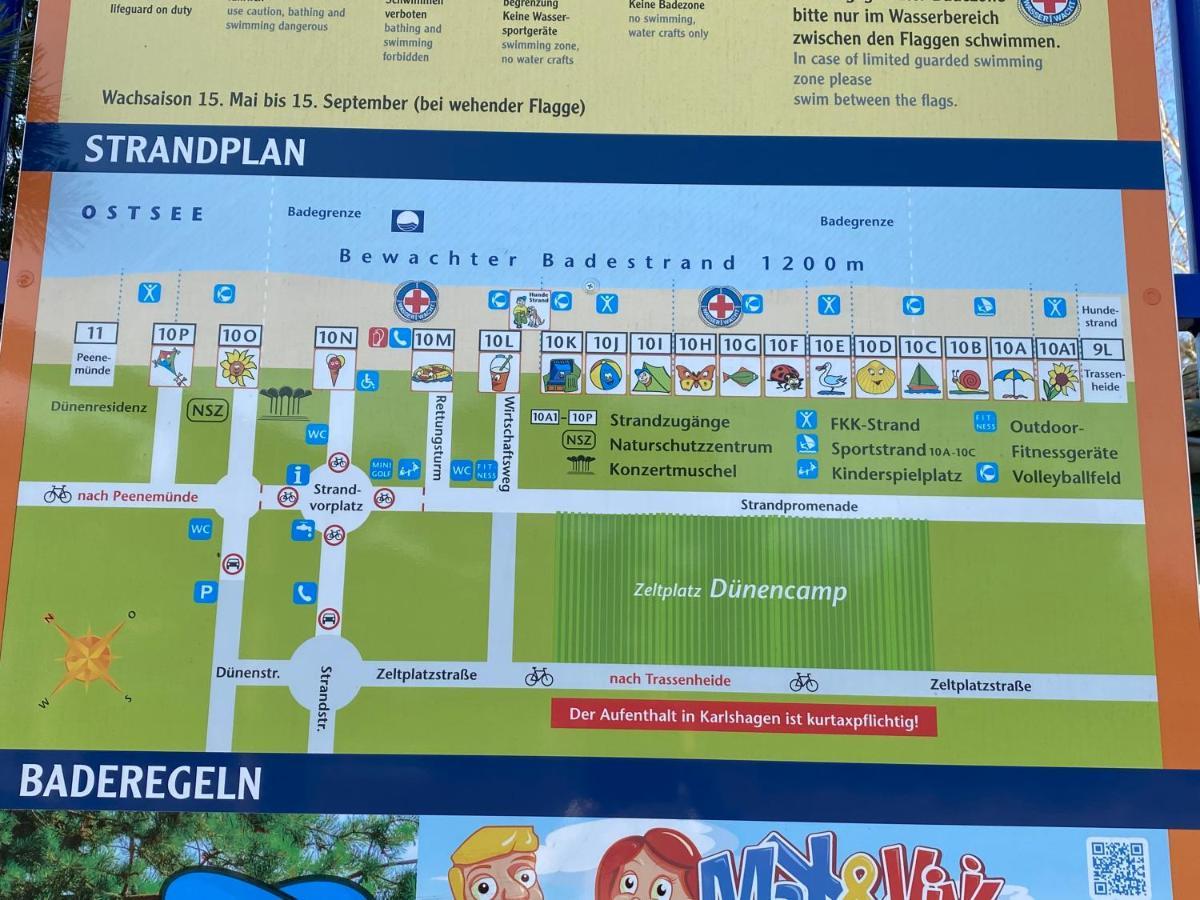 Duenenresidenz Karlshagen - Ferienwohnung Ginsterweg Экстерьер фото
